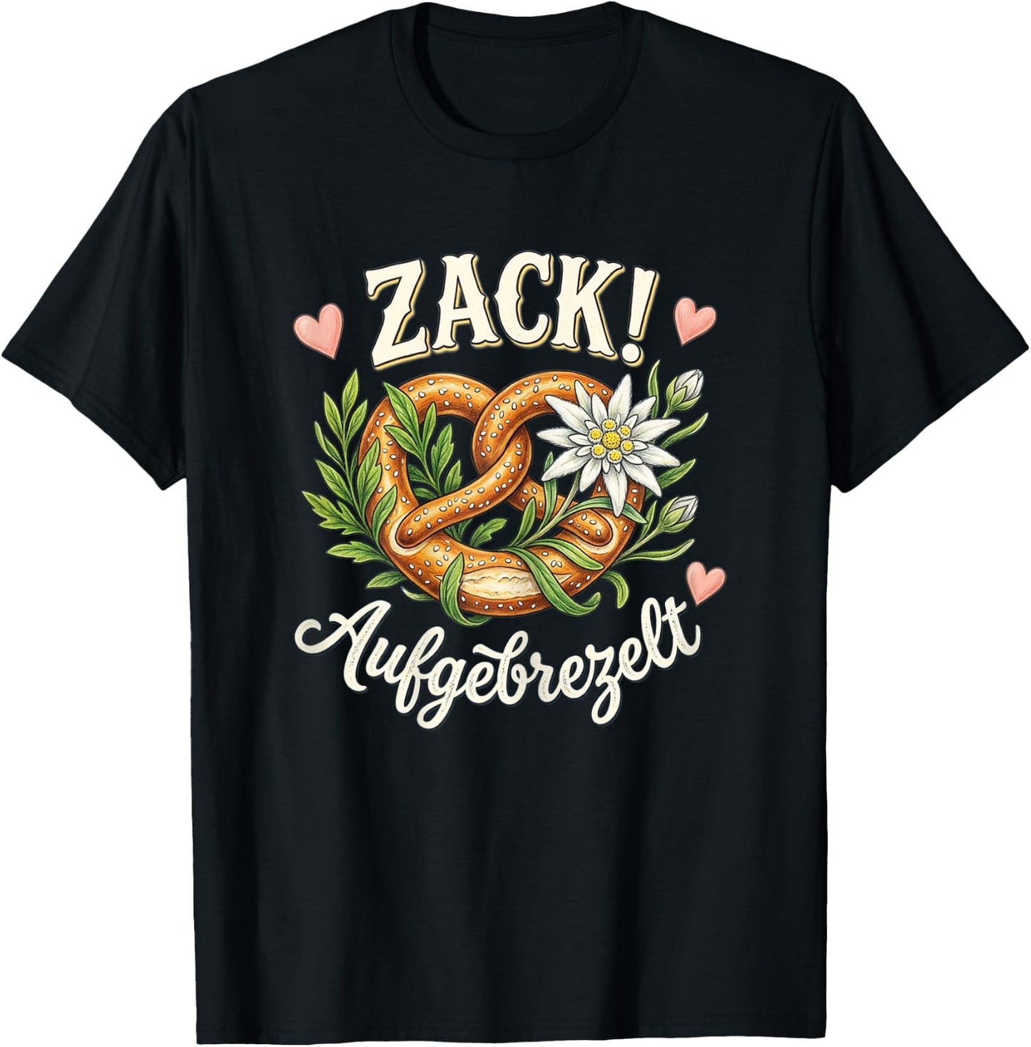 Ersatz Dirndl Shirt lustig Trachtenshirt Damen Trachten T-Shirt - T-Shirt | Black