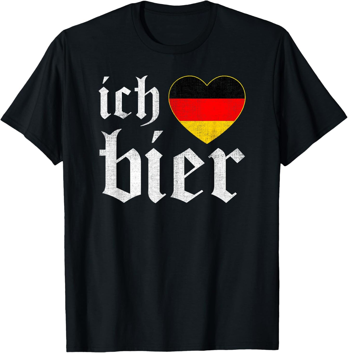 I Love Beer Oktoberfest Prost German Beer Drinking Team Gift T-Shirt - T-Shirt | Black
