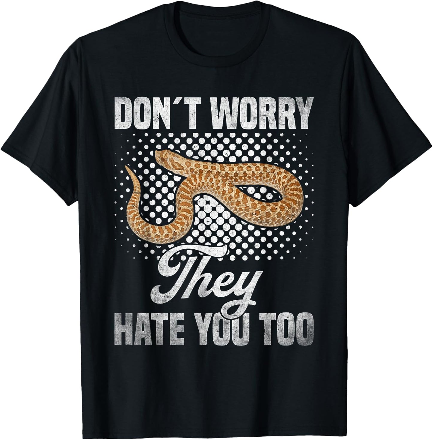 Hognose Snake Hide Hognose Snake Ring Stuffed Hognose Snake T-Shirt - T-Shirt | Black
