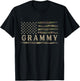Camo Grammy Camourflage USA Flag Mothers Day Grandma T-Shirt - T-Shirt | Black