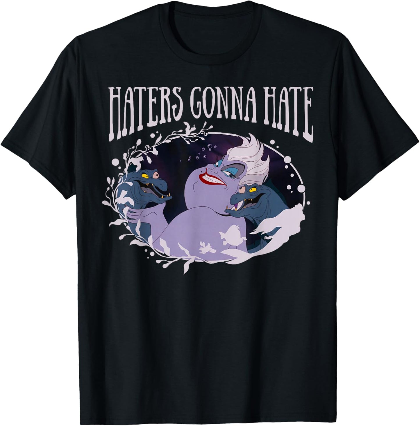 Disney Little Mermaid Ursula Haters Gonna Hate T-Shirt - T-Shirt | Black