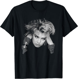 Pop singer Kim Wilde by Simon Fowler , Black, S T-Shirt - T-Shirt | Black
