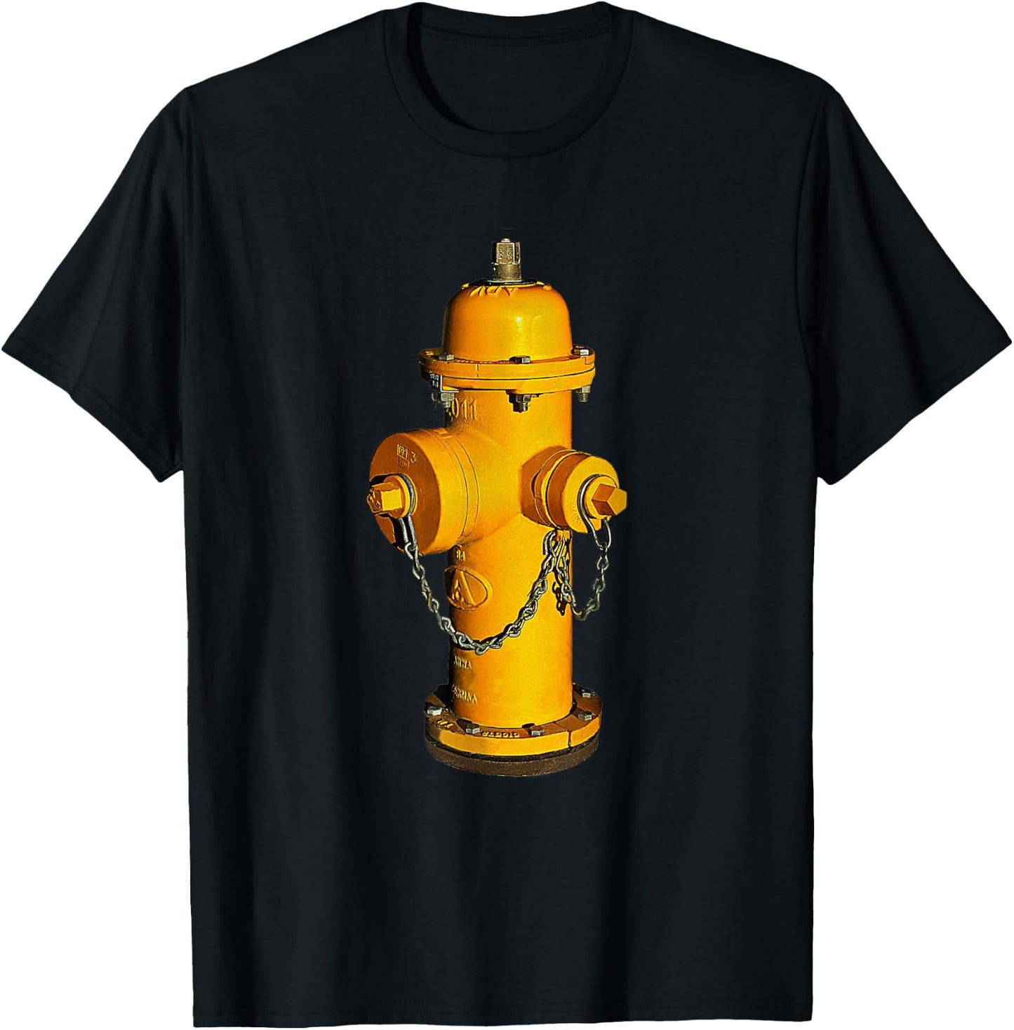 Fire Hydrant Fire Fireman Fighter T-Shirt - T-Shirt | Black