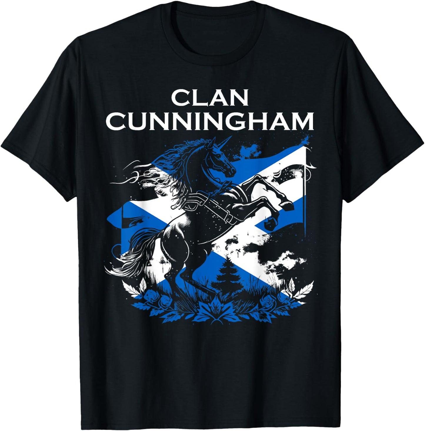 Cunningham Clan Family Last Name Scotland Scottish T-Shirt - T-Shirt | Black