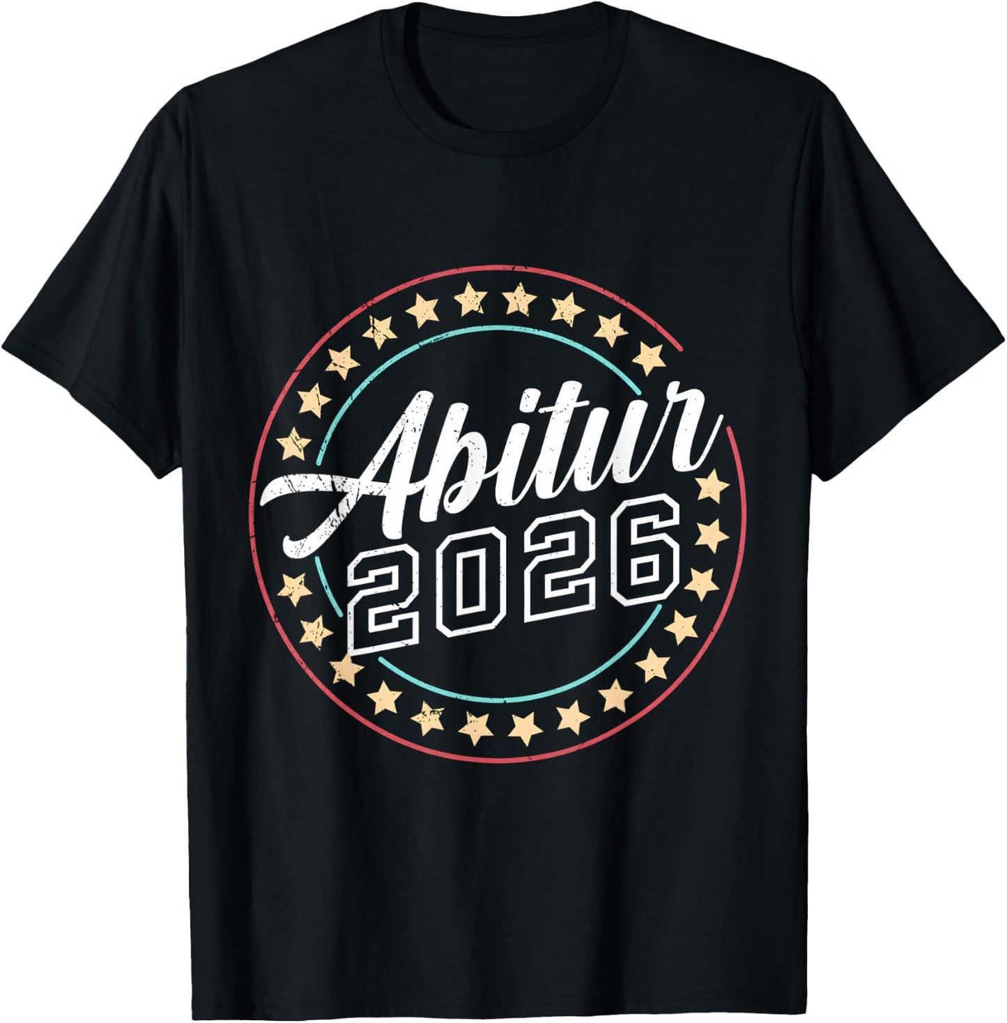 Abi 2026 Abitur Abiturient Schulabschluss T-Shirt - T-Shirt | Black