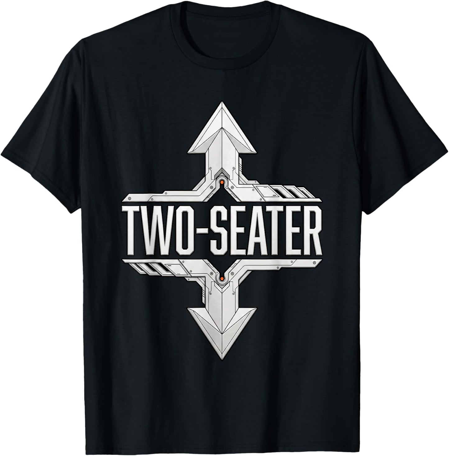Two Seater, Two-Seater, 2 Seater T-Shirt - T-Shirt | Black