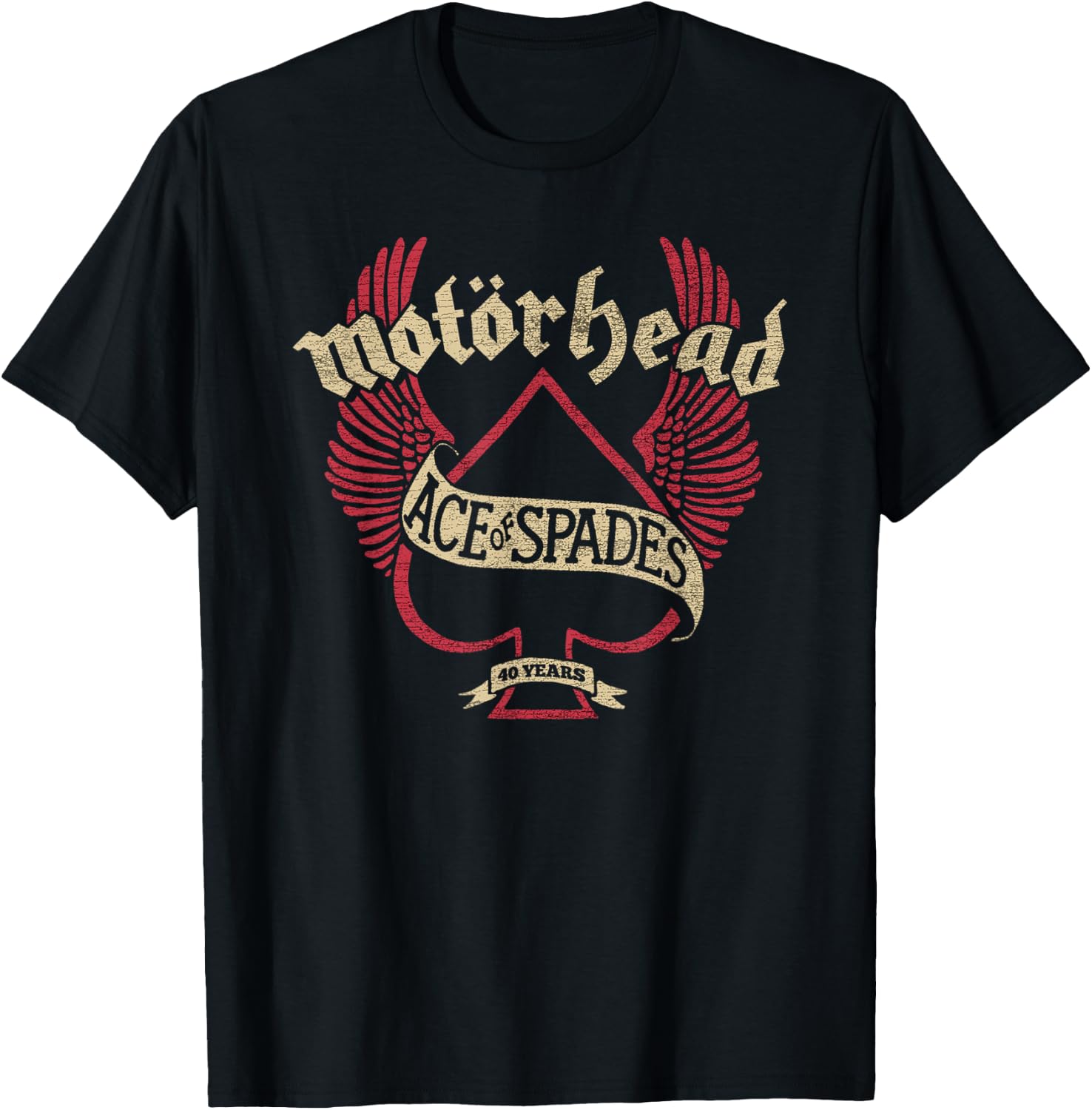 Motörhead Spade Wings T-Shirt - T-Shirt | Black