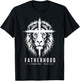 Fatherhood is Kingdom Work Christian Dad Men Father's Day T-Shirt - T-Shirt | Black