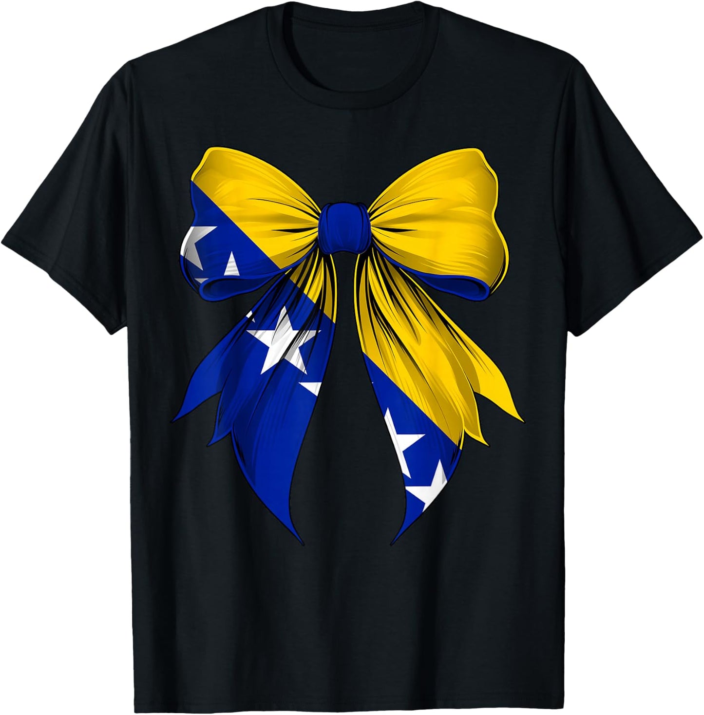 Bosnien-Herzegowina-Flagge, Bosnien und Herzegowina, Band T-Shirt - T-Shirt | Black