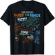 Jurassic World: Camp Cretaceous Guide to Dinos Line Art T-Shirt - T-Shirt | Black