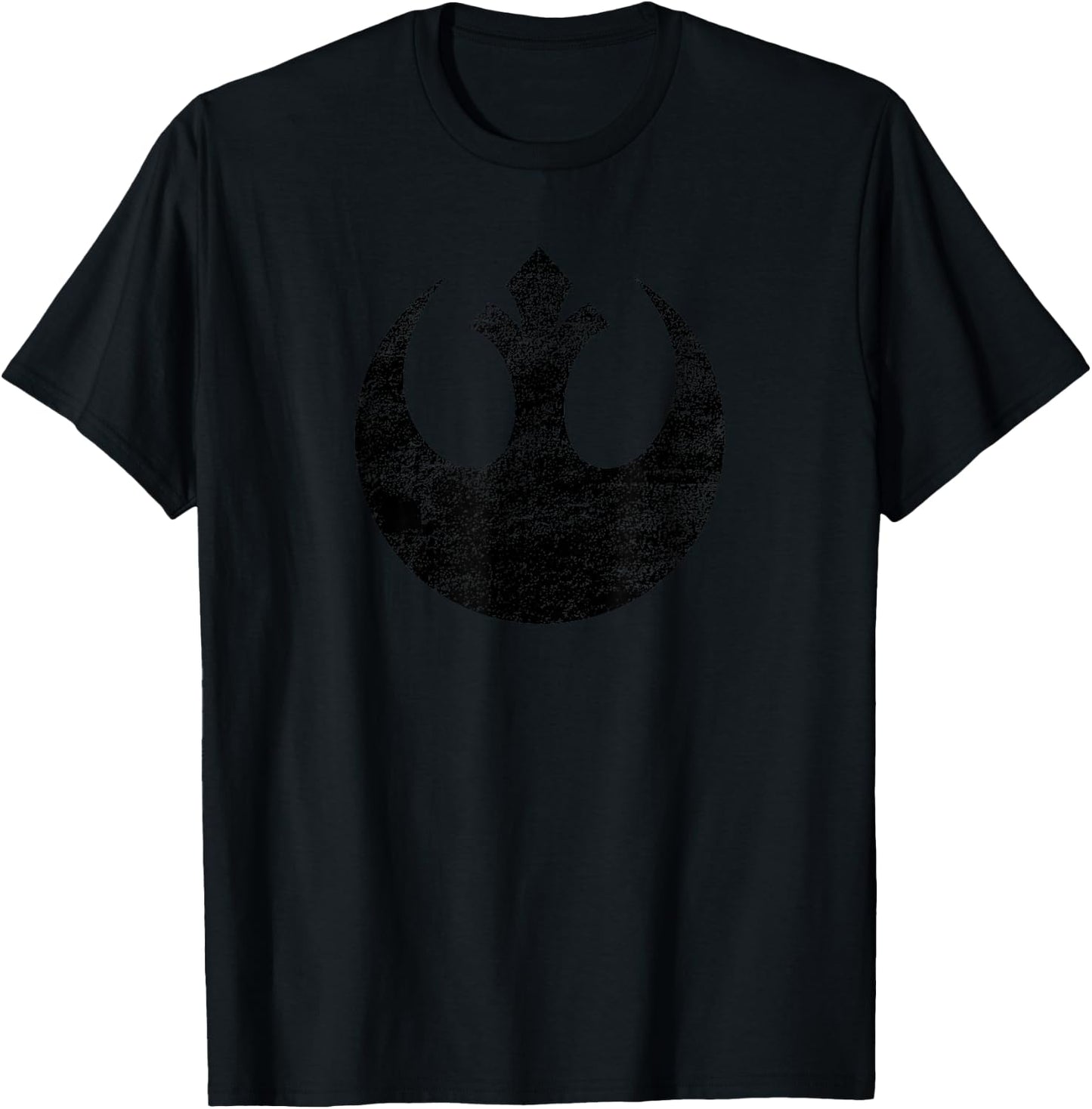 Star Wars Rebel Alliance Logo Weathered Light , gray T-Shirt - T-Shirt | Black