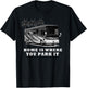 Home Where You Park IT RV T-Shirt - T-Shirt | Black