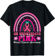 On Wednesday We Wear Pink Rainbow Breast Cancer Fighter T-Shirt - T-Shirt | Black
