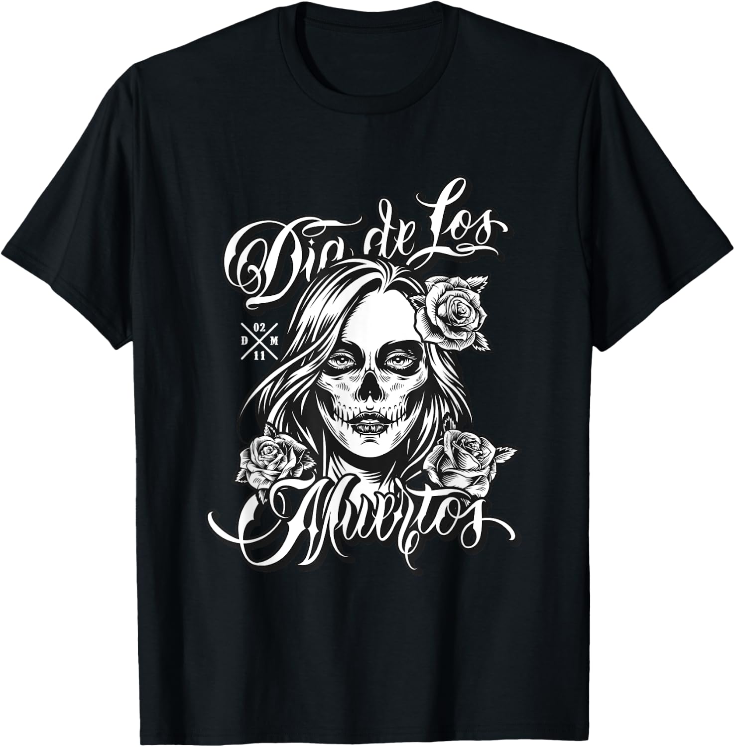 Tag der Toten I Día de los Muertos I La Catrina T-Shirt - T-Shirt | Black