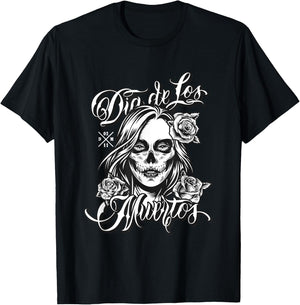 Tag der Toten I Día de los Muertos I La Catrina T-Shirt - T-Shirt | Black