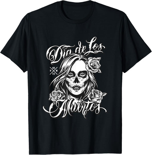 Tag der Toten I Día de los Muertos I La Catrina T-Shirt - T-Shirt | Black