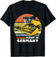 Mäht in Germany Landwirtschaft Mähdrescher T-Shirt - T-Shirt | Black