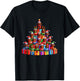 Christmas Tree Dachshund Dog Dachshunds Doxie T-Shirt - T-Shirt | Black