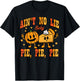 Thanksgiving Aint No Lie Baby Pie Retro Groovy Men Women Kid T-Shirt - T-Shirt | Black