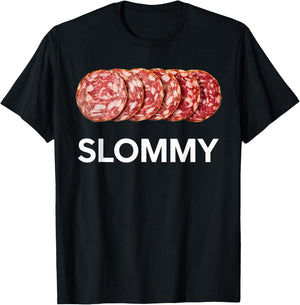Slommy Salami Meme Oddly Specific Funny Memes Internet Memes T-Shirt - T-Shirt | Black
