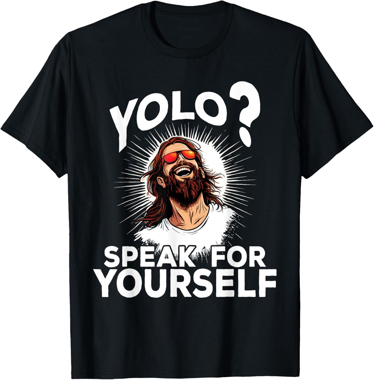 Jesus YOLO Meme Funny Christian Easter T-Shirt - T-Shirt | Black