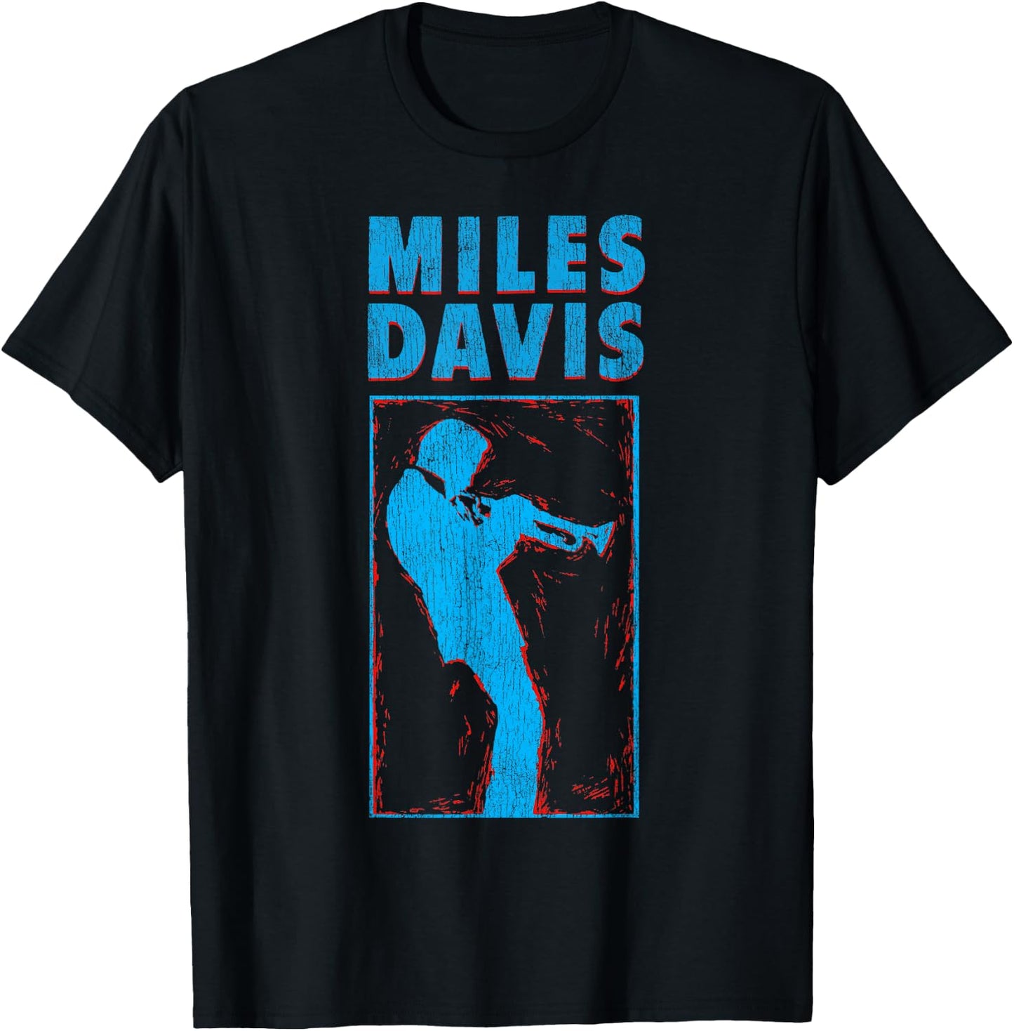 Official Miles Davis Jazz Icon Merch - Chronicle T-Shirt - T-Shirt | Black