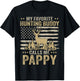 My Favorite Hunting Buddy Calls Me Pappy Funny Hunting T-Shirt - T-Shirt | Black
