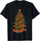 Funny Pizza Christmas Tree Pizza Lover Xmas Kids T-Shirt - T-Shirt | Black