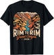 Retro South Rim to North Rim Grand Canyon 2026 Hiking T-Shirt - T-Shirt | Black