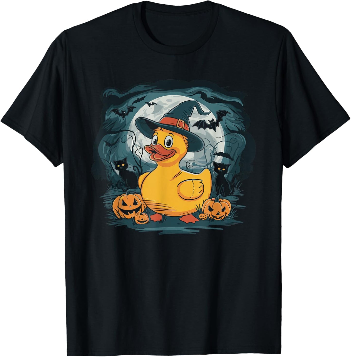 Rubber Duck Witch Rubber Duckie Costume Party T-Shirt - T-Shirt | Black