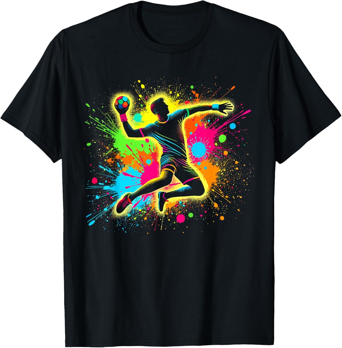 Handball & Handball Graphic | , Boys & Teens T-Shirt - T-Shirt | Black