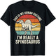 This is My Human Costume I'm Really A Spinosaurus T-Shirt - T-Shirt | Black