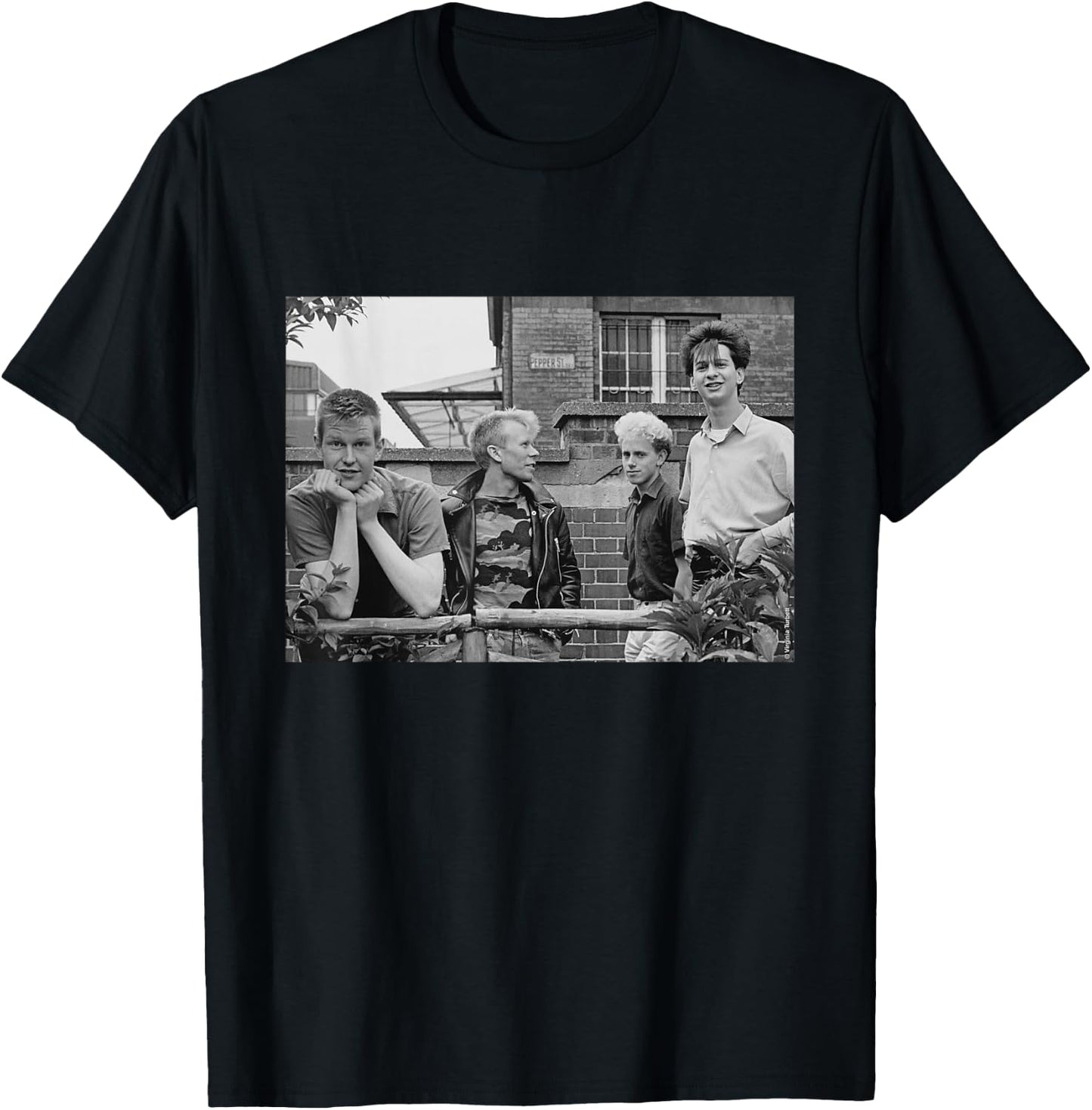 David Gahan by Depeche Mode Live 1981 by Virginia Turbett T-Shirt - T-Shirt | Black