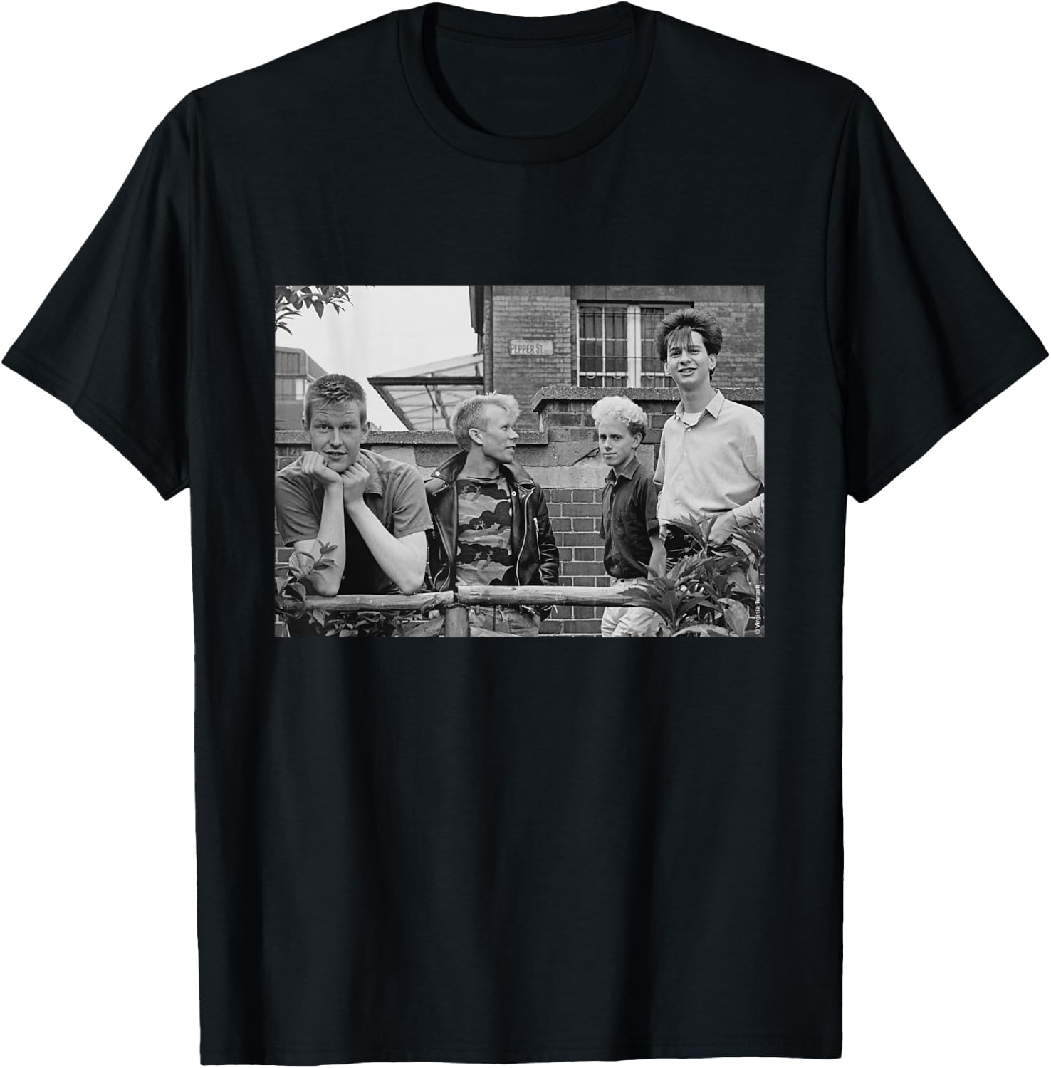 David Gahan by Depeche Mode Live 1981 by Virginia Turbett T-Shirt - T-Shirt | Black