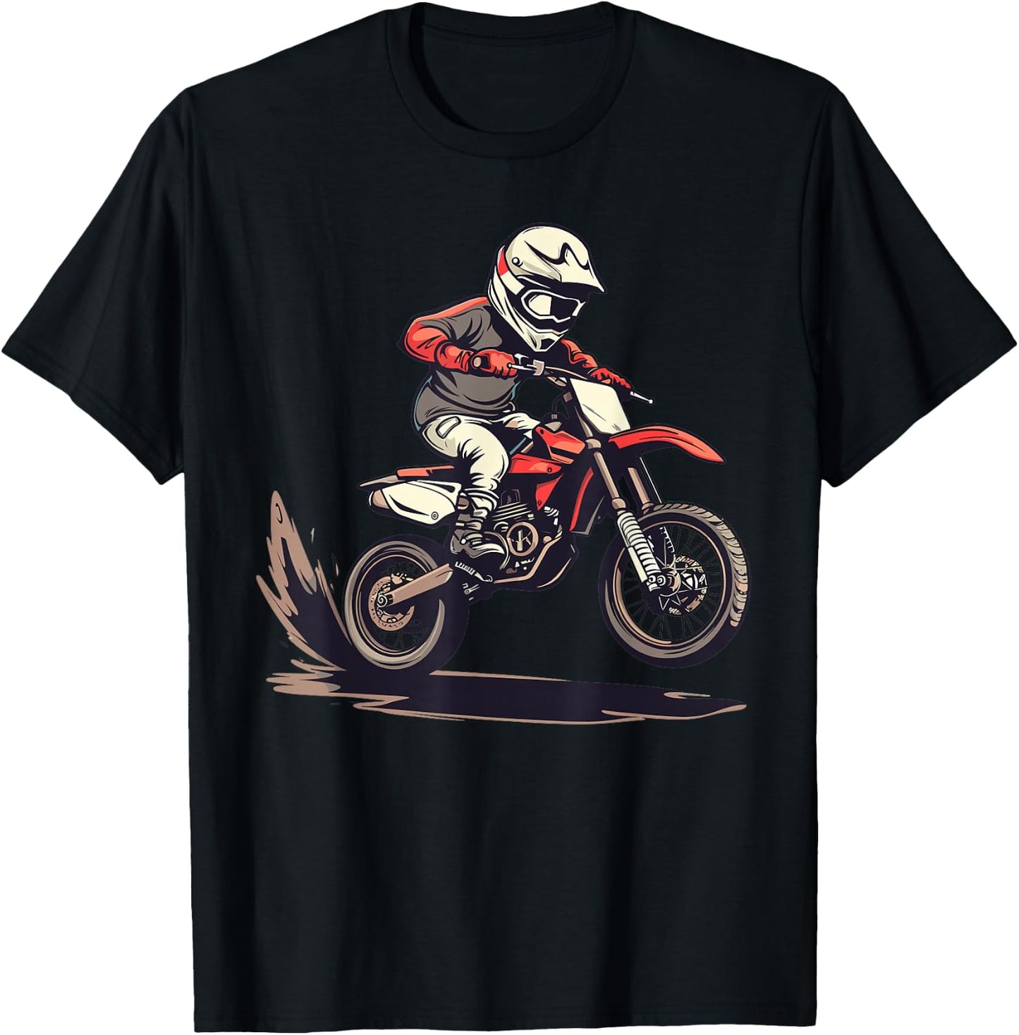 Motocross and Dirt Bike , black T-Shirt - T-Shirt | Black