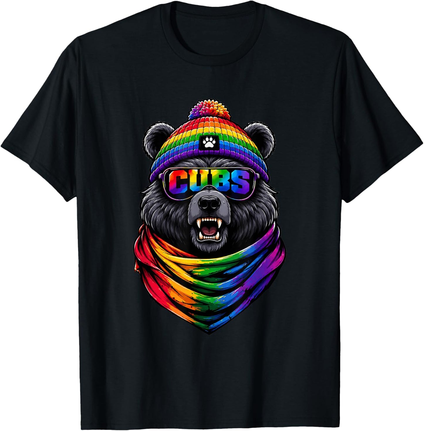 Vintage Cubs Last Name Pride Cubss Namee American Style T-Shirt - T-Shirt | Black