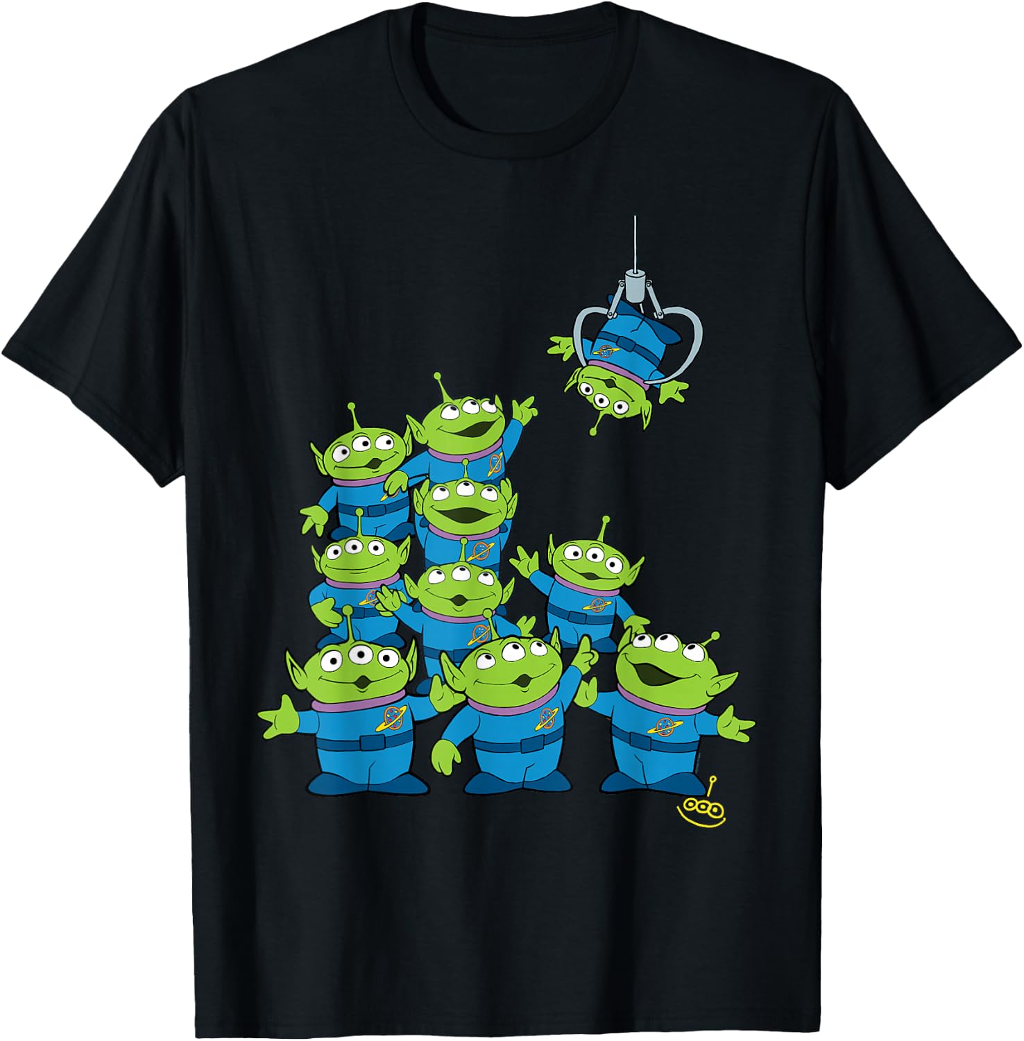 Disney and Pixar's Toy Story Aliens & The Claw Signature T-Shirt - T-Shirt | Black