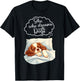 Cavalier King Charles Spaniel Dog Nightgown Pajama T-Shirt - T-Shirt | Black