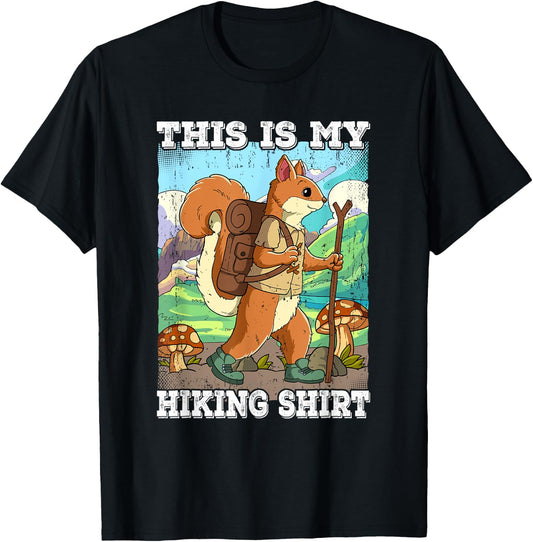 This Is My Hiking T-Shirt - T-Shirt | Black