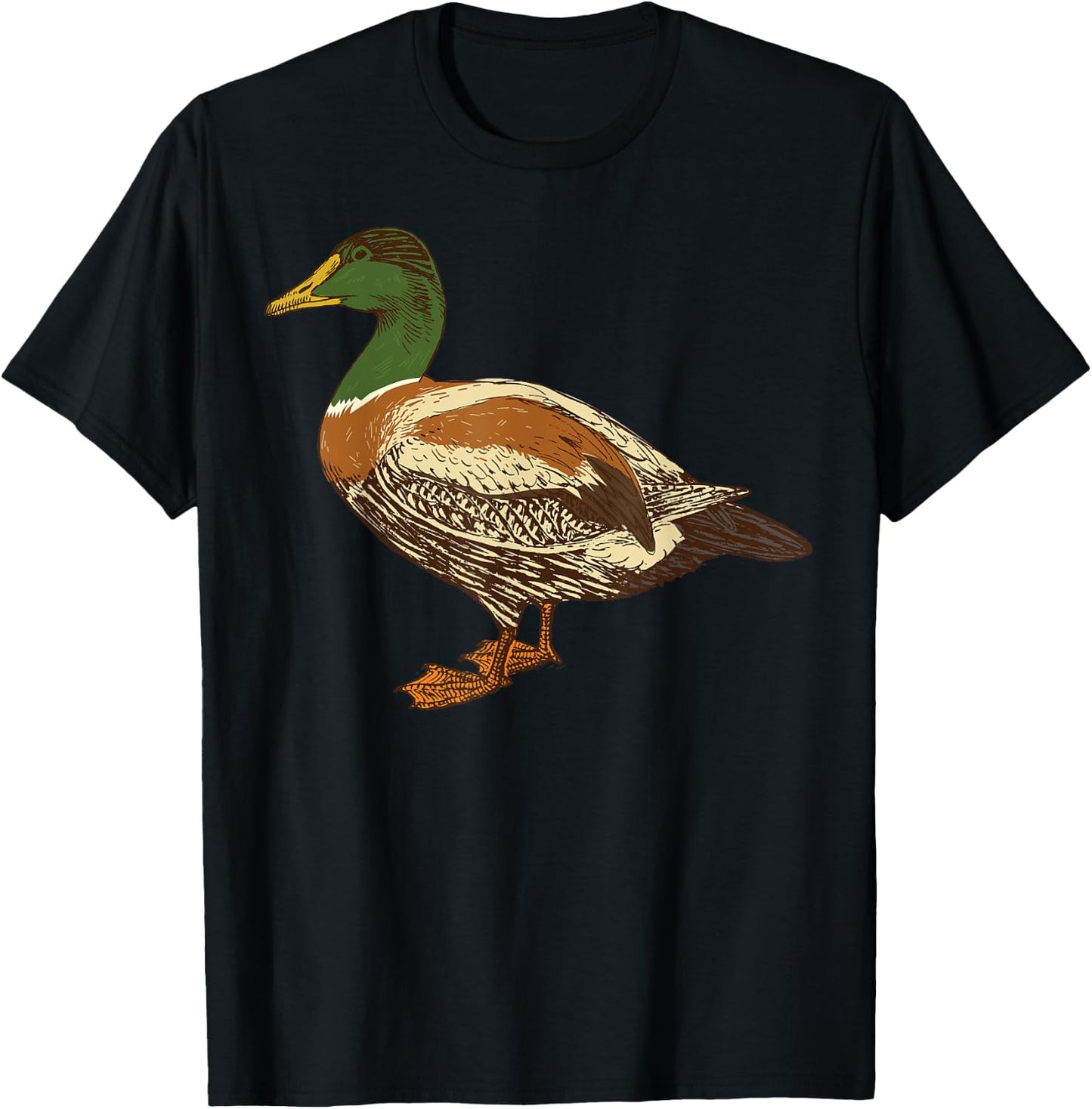 Mallard Duck Cute I Love Waterfowl Gift T-Shirt - T-Shirt | Black