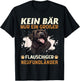 Neufundländer Hund KEIN BÄR NUR EIN GROßER NEUFUNDLÄNDER T-Shirt - T-Shirt | Black