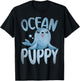 Ocean Puppy Seal Lover Zoo Animal Cute Sea Lion T-Shirt - T-Shirt | Black