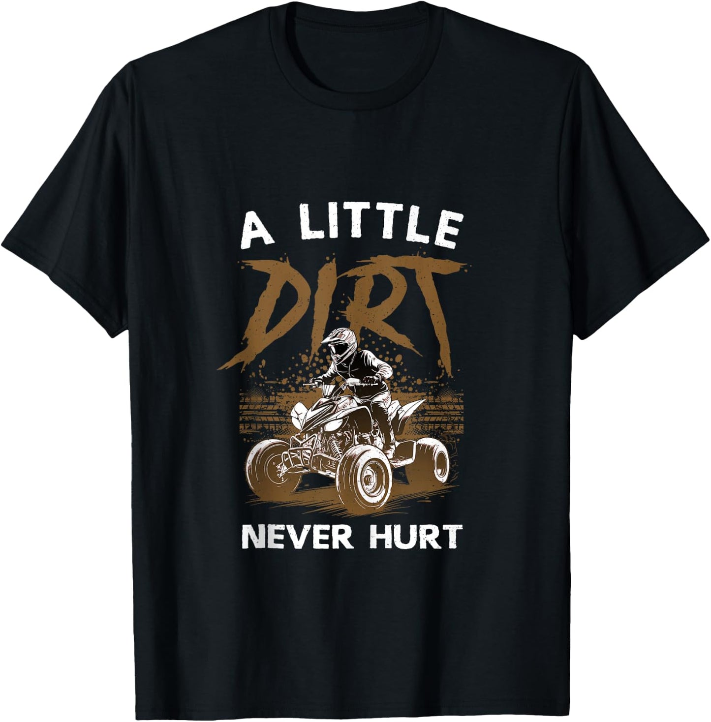 Cool ATV Design Women Kids Quad 4 Wheeler ATV Riding T-Shirt - T-Shirt | Black