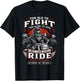 Too Old to Fight Too Slow to Run But I Can Still Ride Biker T-Shirt - T-Shirt | Black