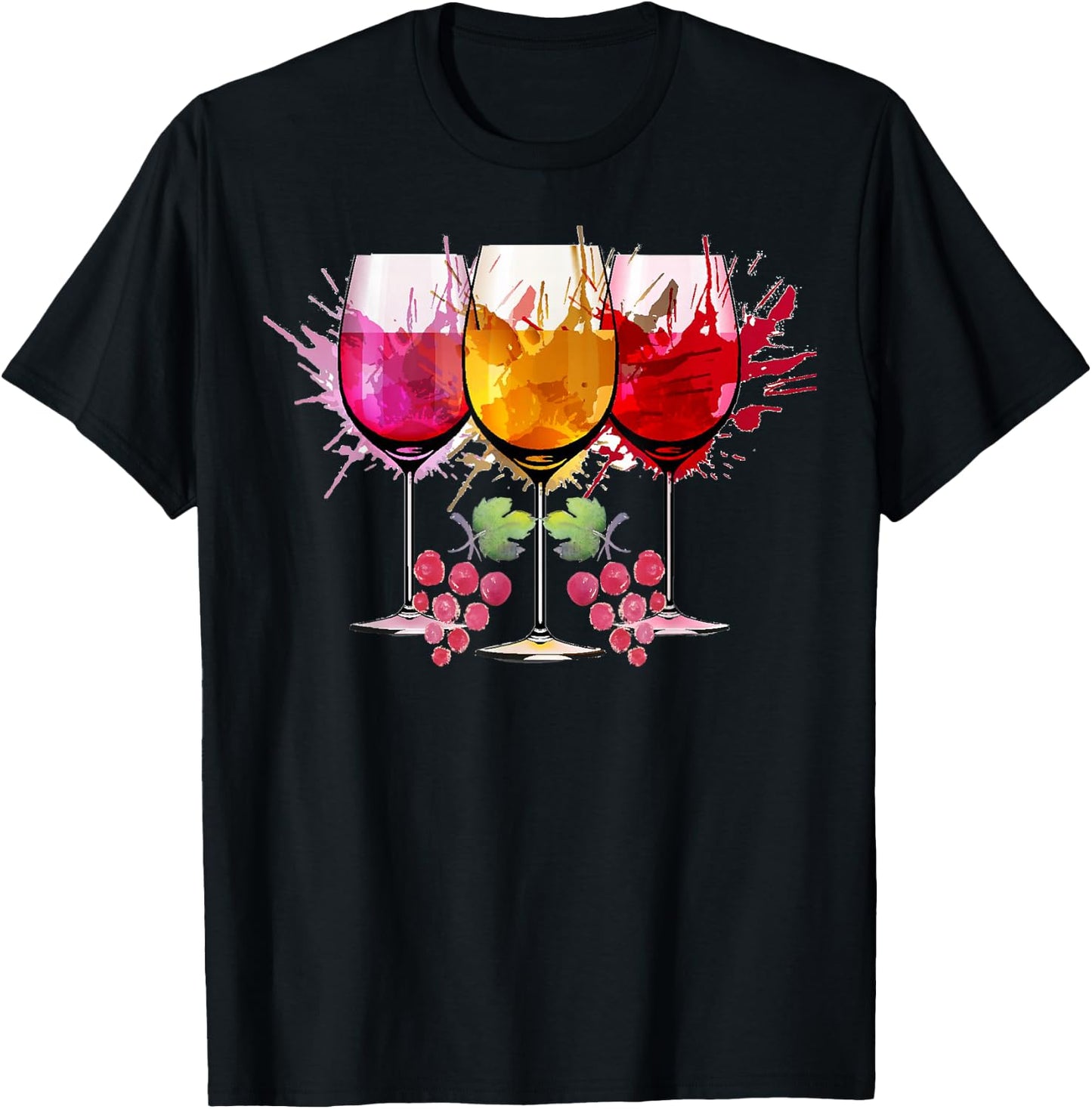 Bonne fête nationale du vin, j'aime le vin, j'aime le vin, maman, maman T-Shirt - T-Shirt | Black