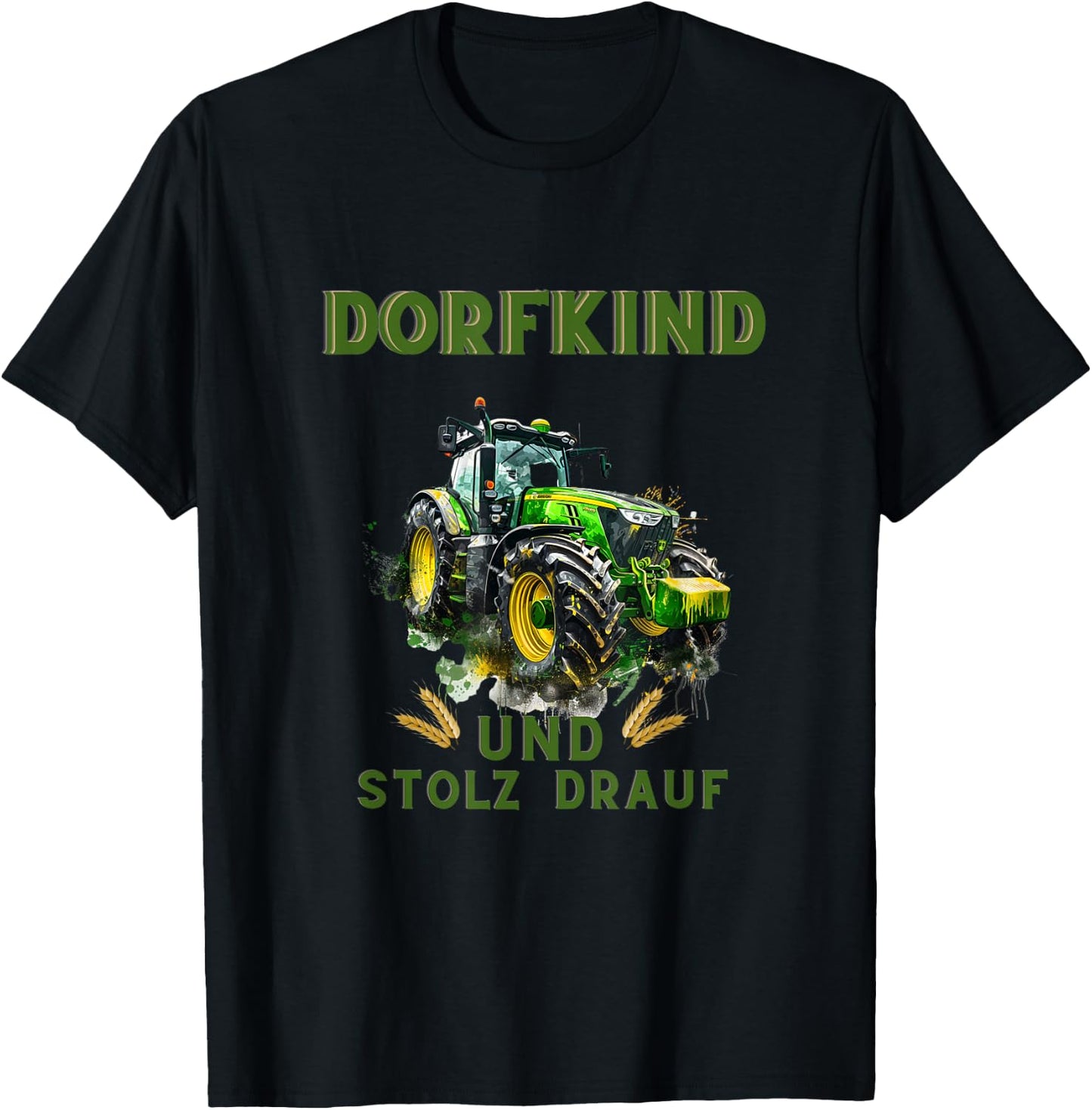 Traktor Deutz für das Dorfkind I Landwirtschaft Kinder T-Shirt - T-Shirt | Black