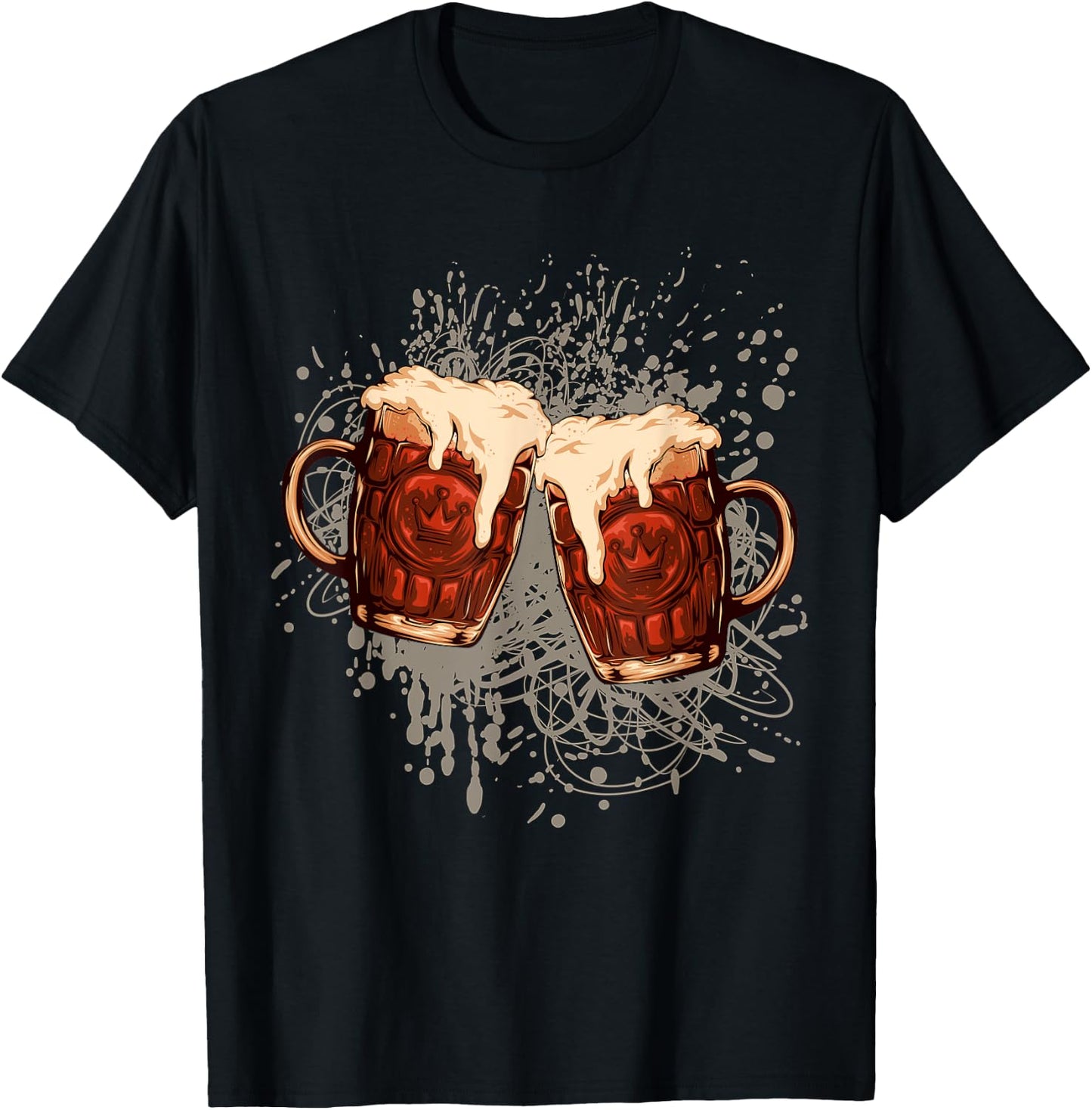Root Beer Float Funny Drinking Lover Home Brewing Papa Dad T-Shirt - T-Shirt | Black