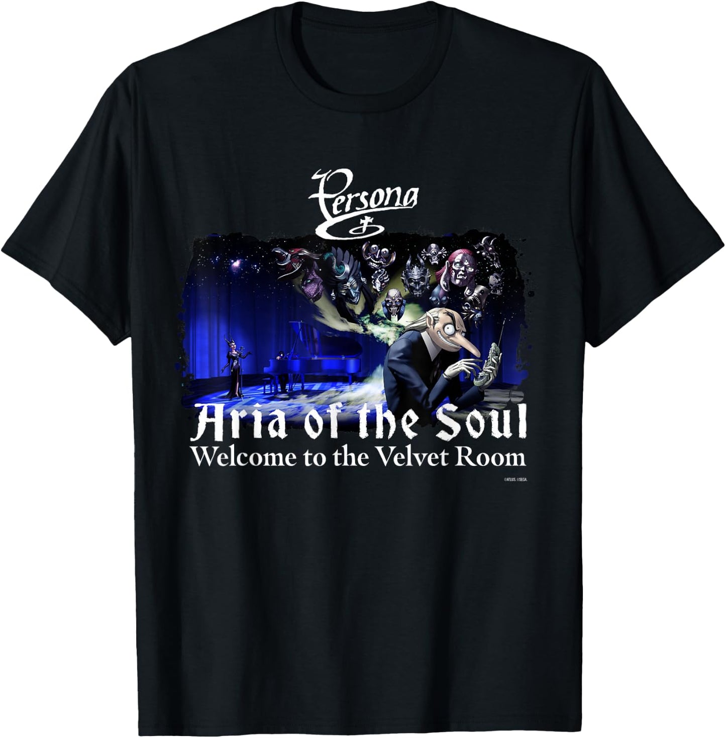 ATLUS Revelations: Persona Welcome to the Velvet Room T-Shirt - T-Shirt | Black