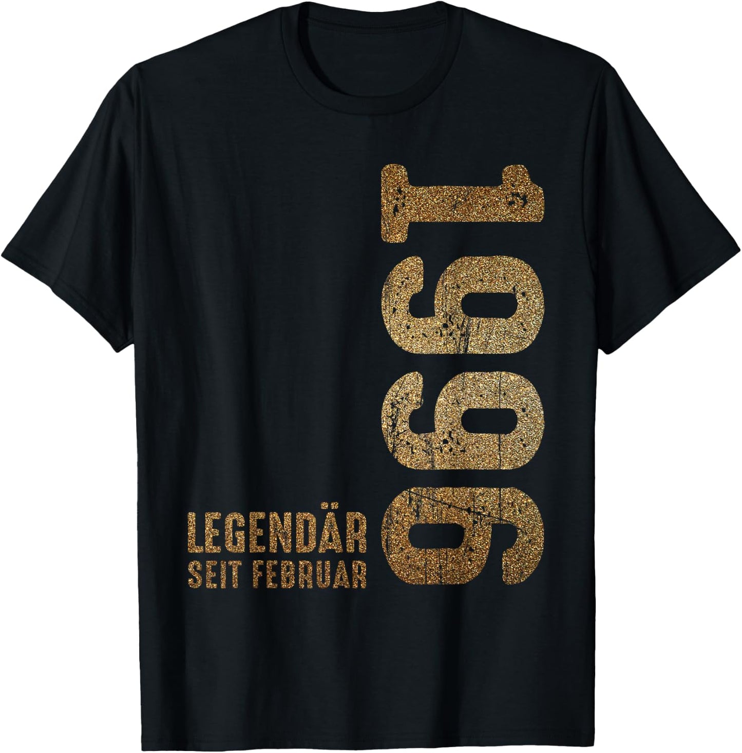 Legendary Since February 1996 Birthday Limited Edition T-Shirt - T-Shirt | Black