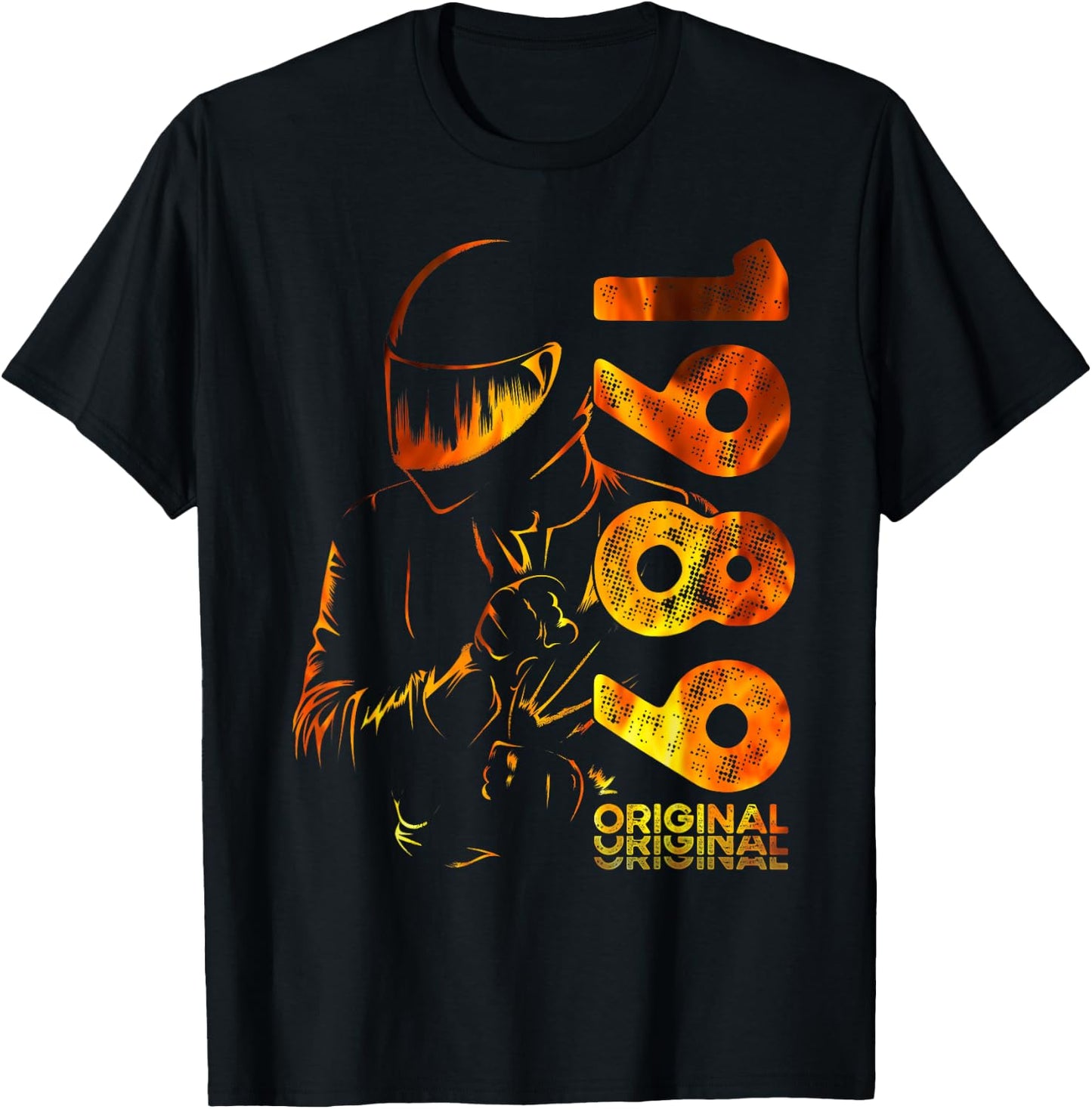 36e Anniversaire Homme Moto Motard Biker 1989 T-Shirt - T-Shirt | Black